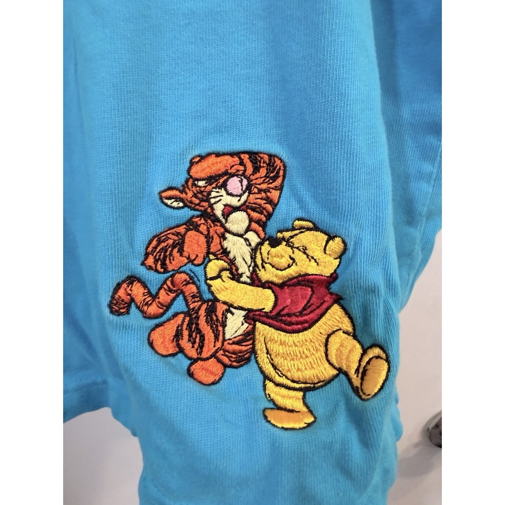 Disney Store Women's Large Sweat Shorts Vtg 90's Winnie The Pooh Embroidered - Picture 5 of 16